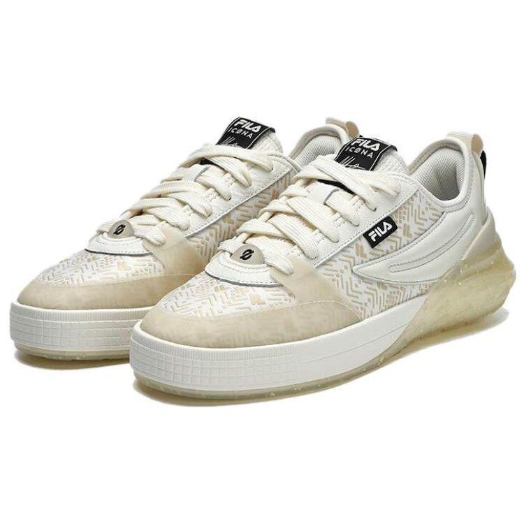 FILA Mixa Dragon Scale Low-Top Sneakers Men sneakers White Yellow F12M313201FSP