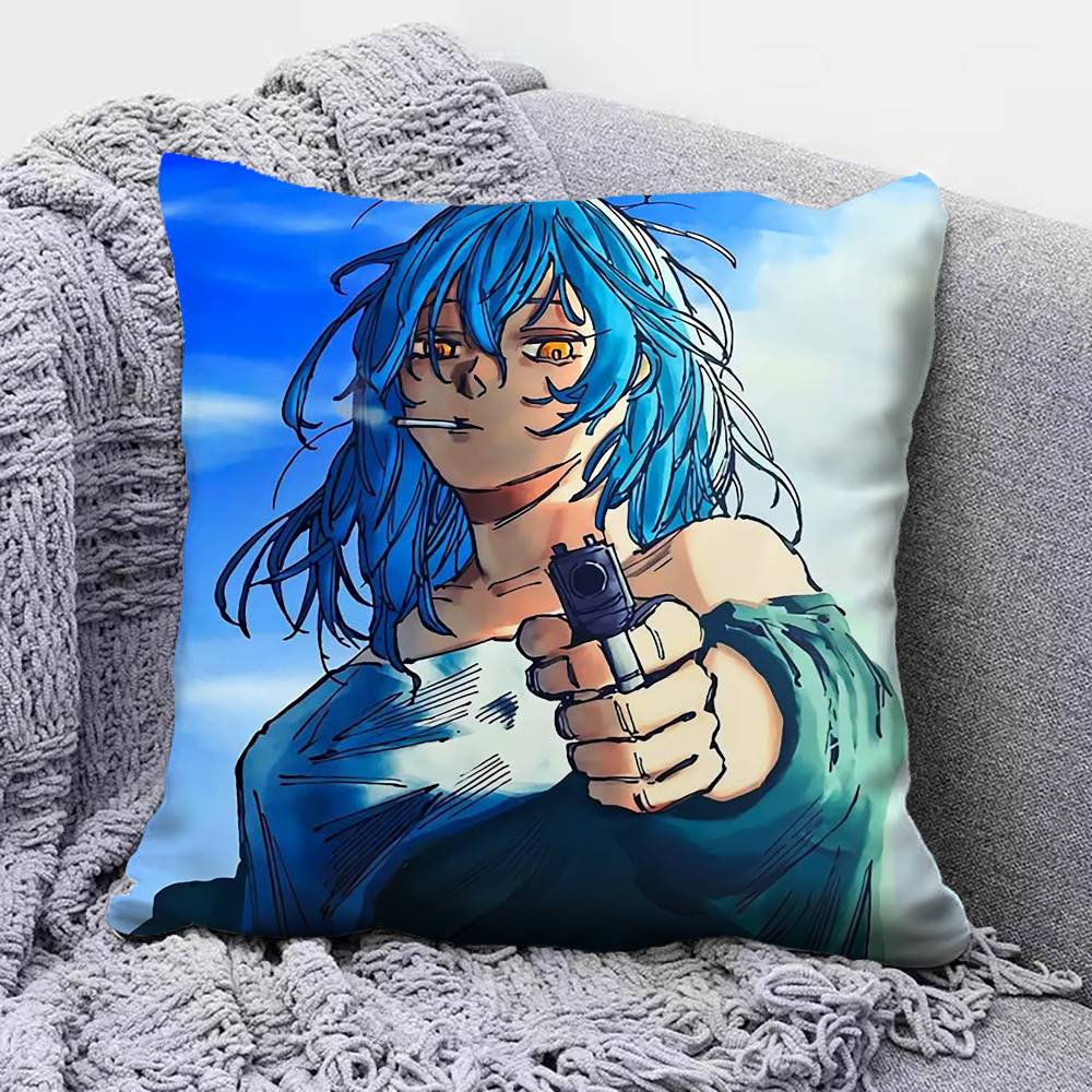 SAKAMOTO DAYS Akira Akao   Pillow Covers, Home Sofa Cushion Covers and Aecorative Custom