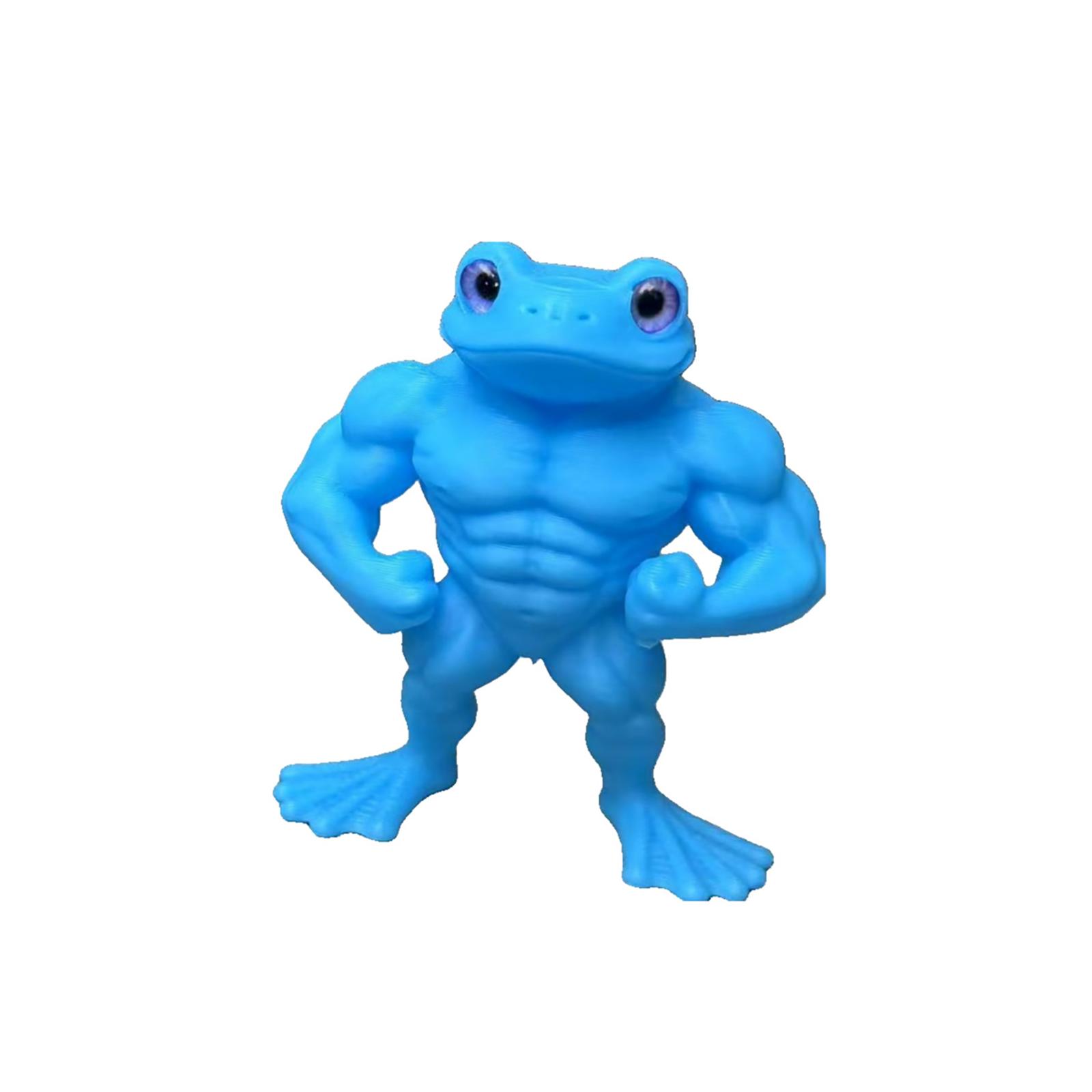 

Fun Bodybuilding Tabletop Toy Ornament One Size синий