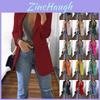 Stylish Women's Blazer Slim Fit Work Ol Jacket Long Sleeve Plus Size Coat For Office Wear