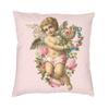 Nordic Victorian Angel Cushion Cover Velvet Fairies Sea Throw Pillow Case Living Room Decoration Pillowcase