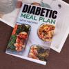 1pcs Food Diet Cook Book Healthy Meal Planner Food List Type 2 Prediabetic Diet Guide Meal Planner for Diabetics 91 Pages