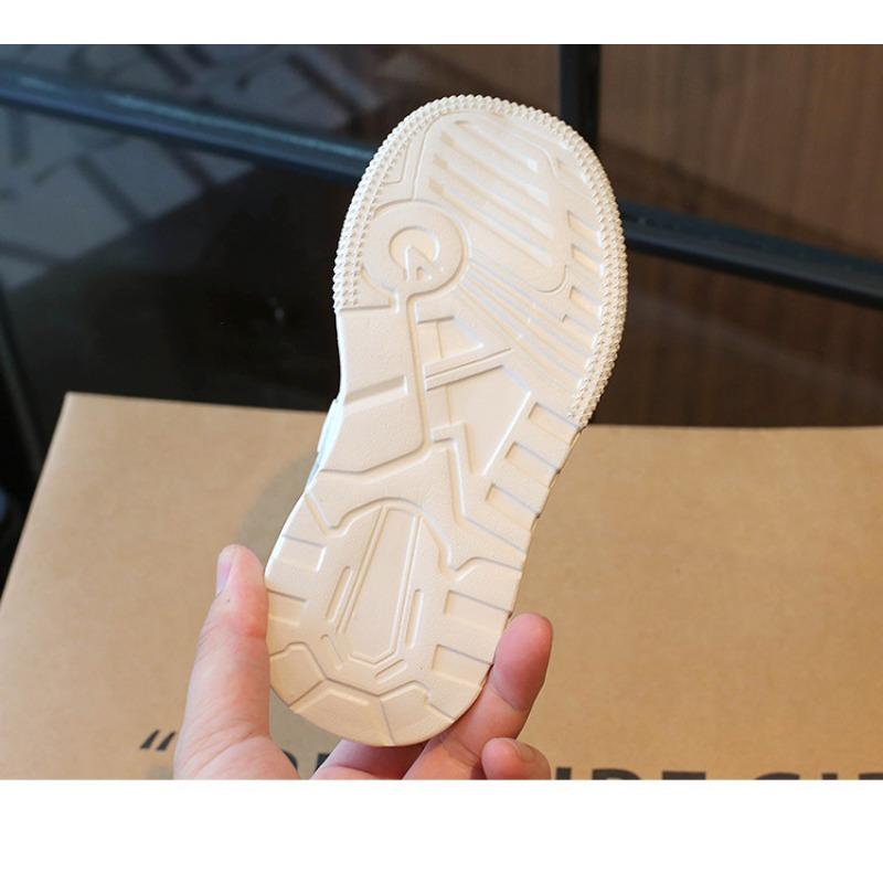 Модные универсальные детские легкие нескользящие белые туфли — фото 13