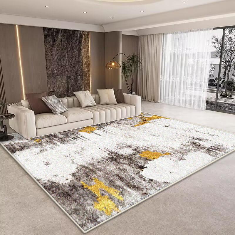 Abstrakter Teppich mit Druck Wohnzimmer Große Flächenteppiche Teppich Modernes Zuhause Wohnzimmer Dekoration Schlafzimmer Waschbarer Boden Lounge Teppich