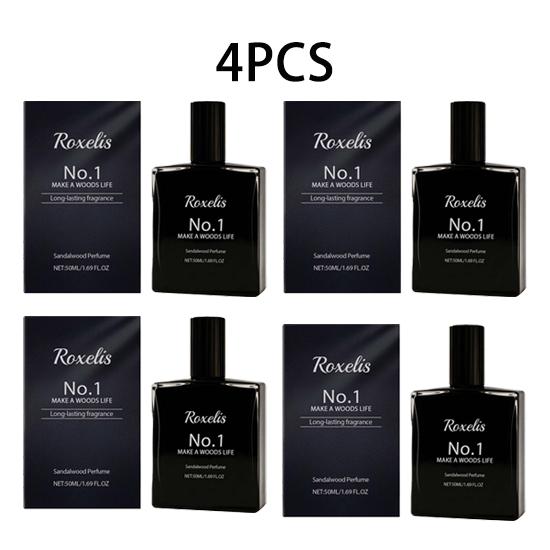 Roxelis Sandalwood Xenia Couple Eau De Toilette Niche Woody Fragrance Fresh Fragrance Dating Atmosphere Elegant Charm Daily Commute 50ml