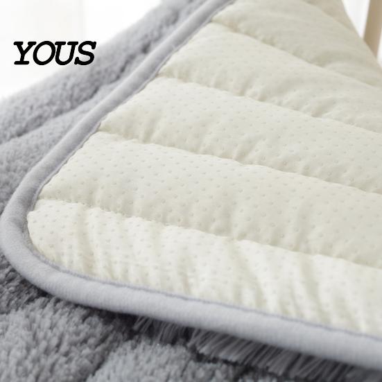 Warm Seat Cover for Long Sitting Plush Chair Cushion with Ties, Fuzzy Pad Anti-slip Skin Friendly Home Office Bottom, Fluffy Winter Mat Dining Durable