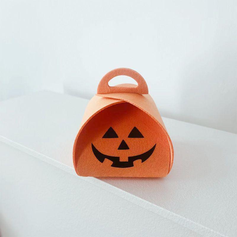 

Мультяшный мешок для конфет на Хэллоуин: Милое украшение в виде тыквы и летучей мыши для занятий в детском саду