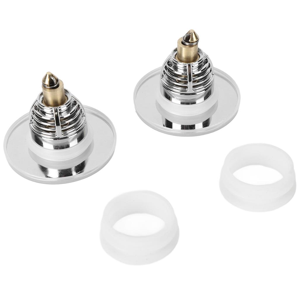 2Pcs Bathroom Sink Stopper Basin Pop Up Sink Drain Strainer Plug for Washbasin Bathroom