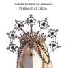 Elegant Dark Crown Tiaras for Women Pageant Psychic Headband Perfect for Weddings and Prom Coronet