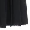 INED Made In Japan Midi Length Pleated Skirt 2 Black Women Used
