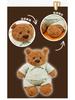 Barcelona Bear: Cute & Soft Children's Plush Doll for Home Decoration