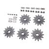 410 13T Rear Motor Sprocket with 410 Model Master Link Set for Go Kart Motorcycle ATV Quad