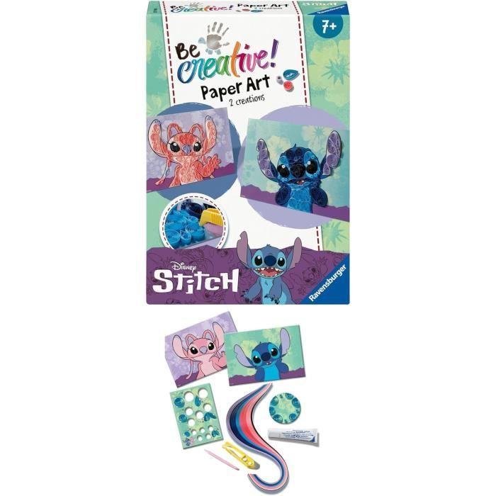 Be Creative Quilling Stitch, 2 Creations Paintings, Colored Paper, Ages 7 and Up, 23750, Ravensburger