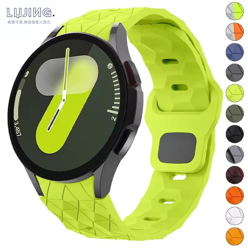 Silicone Strap For Samsung Galaxy Watch 7 6 5 4 40mm 44mm 6 4 Classic 43mm 47mm Sports Bracelet for Galaxy Watch 5Pro 45mm No Gap Band