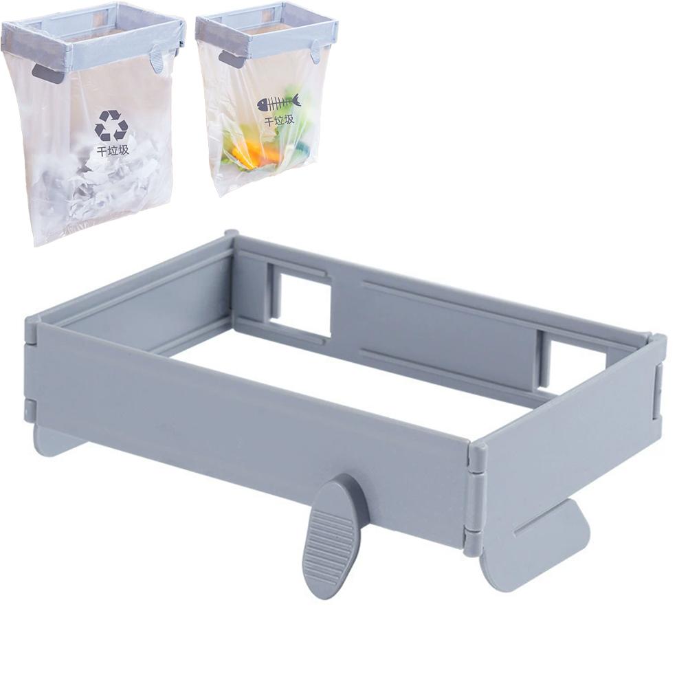 1pcs Garbage Hanging Bag Kitchen Trash Storage Rack Bag Hook Scouring Pad Dry Shelf Holder Kitchen Organizer Dish Rack