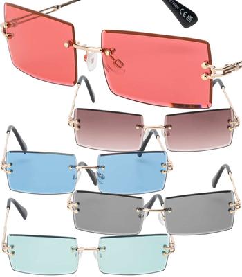 Modern Unisex Sunglasses Rectangular