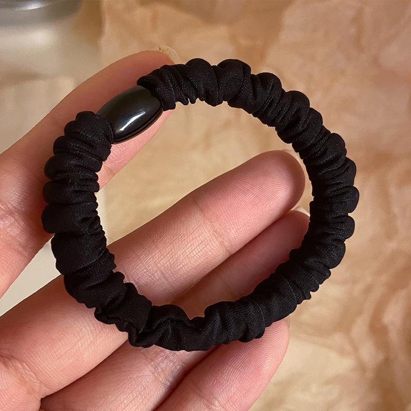 Simple Pleated Elastic Hair Band from Dongdaemun, South Korea