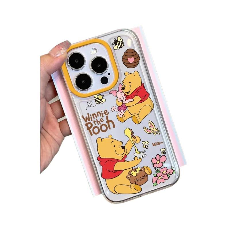 Honey Winnie the Pooh for Apple 15 16 mobile phone case 15promax 16pro space case 11 new 16E