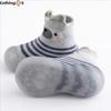 Autumn Winter Thick Warm Baby Anti Slip Floor Socks High Top Shoes Soft Sole
