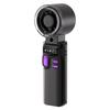 K827 Handheld Fan Home Outdoor Fast Heat Dissipation 199-Gear High Speed Fan with Wind Gear Digital Display
