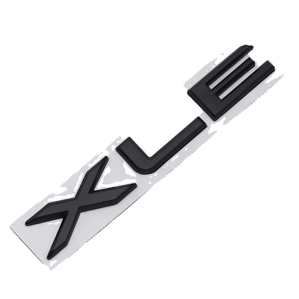 Split XLE car stickers compatible with Toyota Avalon, Reina, and Camry's modified metal rear badges.