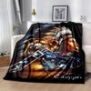 Indian Motorcycle Flannel Blanket Soft All-Season Throw, Design for Camping, Car Travel, Hiking Sofa, Bed, Office Perfect Gift for Parties