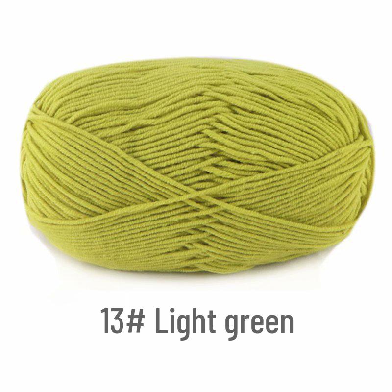 Suhe 4-Ply Combed Milk Cotton Yarn for Crochet & DIY Knitting Projects
