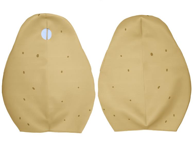 Potato Costume for School Events, Party, Cosplay, and Halloween