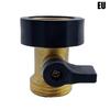 Watering Equipment Shut Off Valve Brass For Shut Off Stop Water 3/4Inch Garden Hose Connector Leak-Proof Design
