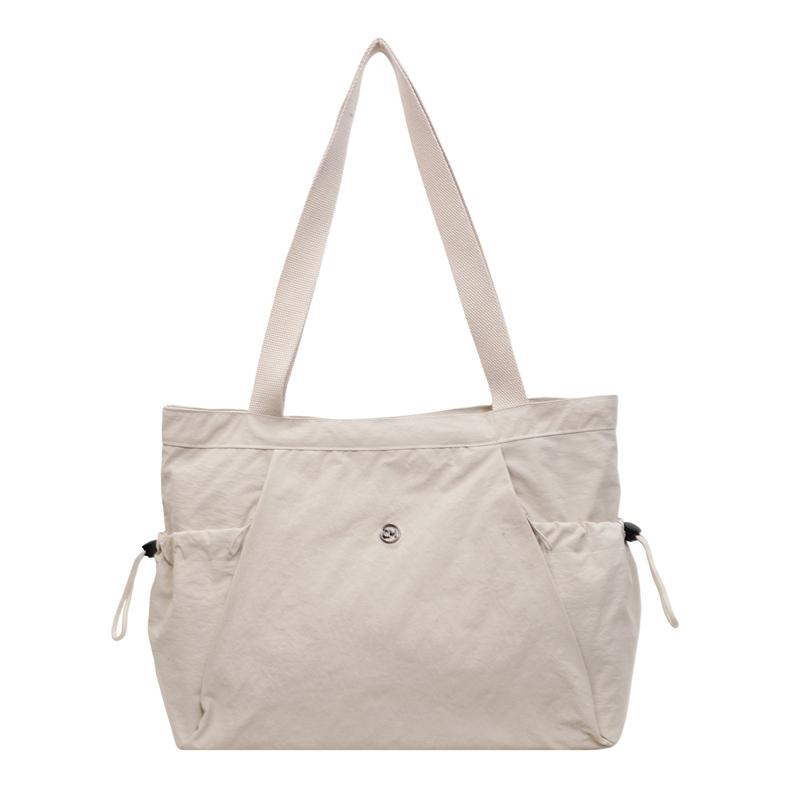 Water-Resistant Nylon Tote Bag for Women – Lightweight and Durable Everyday Shoulder Bag with Multiple Pockets