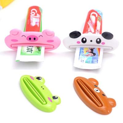 4Pcs Multi-function Tool Cartoon Toothpaste Squeezer Kitchen Gadget Useful Home Bathroom Decoration
