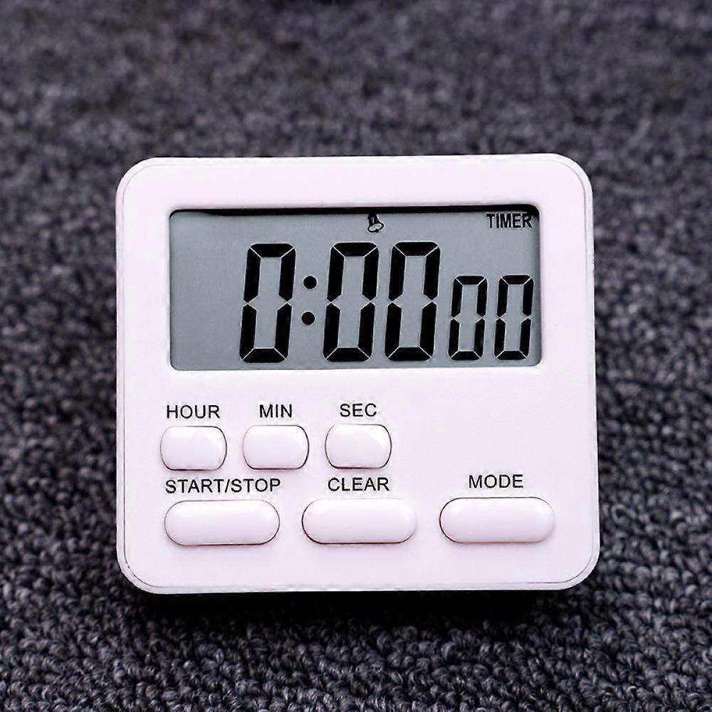 Kitchen Timers For Cooking With Count Up Countdown Timer, Study Timers For Classroom Teacher Supplies.(White)