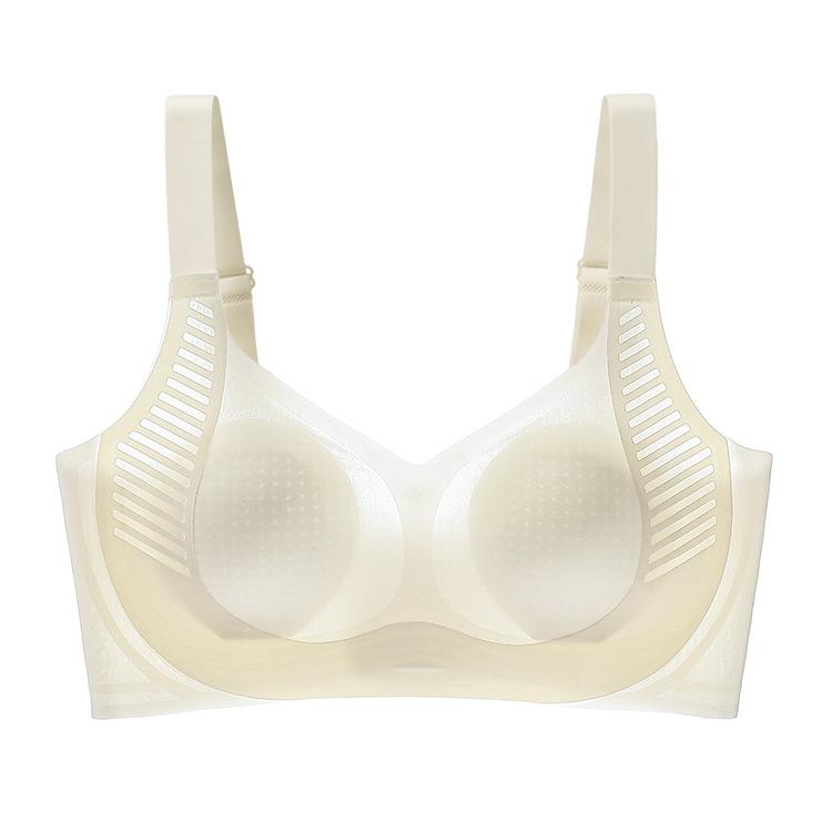 Rabbit Ear Cup Amino Acid Cool Lift Jelly Strip Light and Breathable Anti-sagging Gathering Seamless Bra