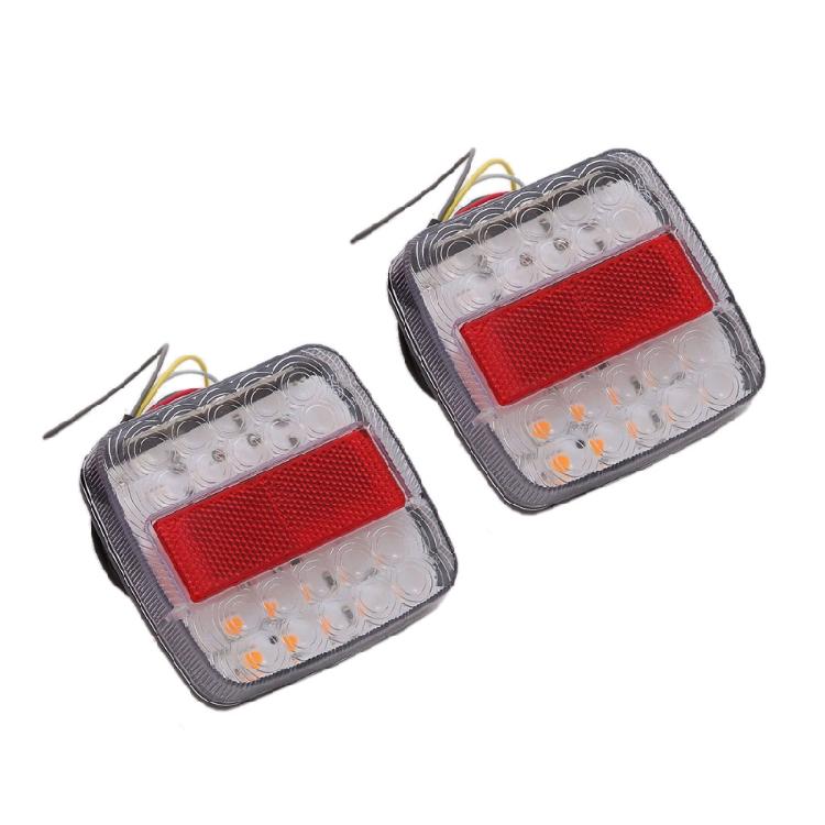 

2x Trailer 20 LED Tail Indicator Number Plate Light Rear Reverse Brake Stop Lamp 1