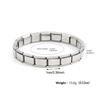 Unique Italian Charm Link Beads Jewelry Finding Jewelry Accessories Stainless Steel Texture Suitable for Bracelet Making