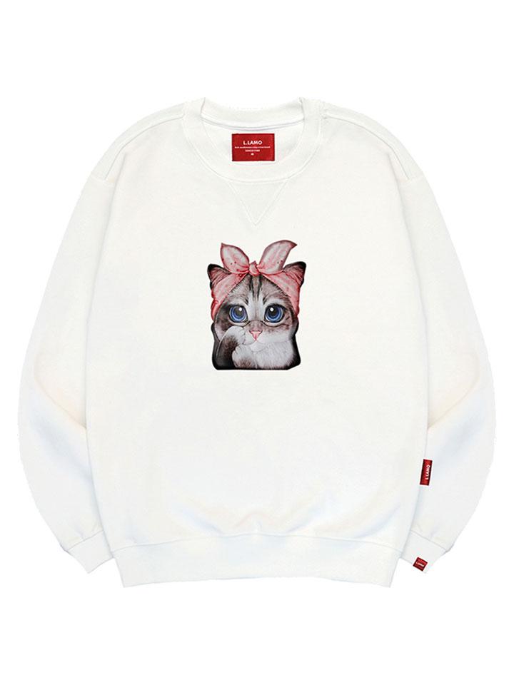 Ellamo Baby Cat Sweatshirt Unisex Big Size S~4Xl (Type A)