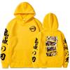 Japanese Animation Hoodie Fashion Men's and Women's Harajuku Pullover Street Wear Unisex Autumn Winter Plushed Sweater