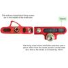 1Pair Folding Bike C Caliper Brake Pad Replacement NoSlip Road Brake Pad Professional Caliper Brake Pad Block