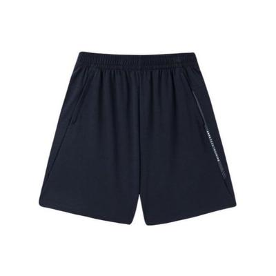Training Series Logo Letter Mid-Waist Straight Leg Five-Point Shorts Men Shorts Basic-Black 152327311-3