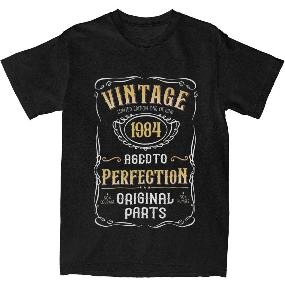 Vintage 50 Years Old Birthday Gift 1984 Shirt Apparel Men Women Vintage Original Parts 50th Birthday Tees Clothing