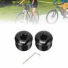 2PCS Aluminum Alloy Cycle Pedal Dust Cover M14 Thread Bike Pedal Screw Cover  Bike Pedal Protection