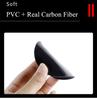 New 2Pcs High Quality Non-slip Elastic Durable Real Carbon Fiber Car Auto Water