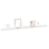 VidaXL Wall Shelves 2 Pcs White 115x9x3 Cm
