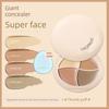 Xiaoyu Haitang Recommends Four-Color Concealer To Cover Dark Circles, Spots, Freckles, Tear Troughs, Moisturizes Without Caking, Suitable for Students