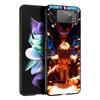 N-Note D-Death Yagami Light Black Phone Case For Samsung ZFlip7 ZFlip6 ZFlip5 ZFlip4 ZFlip3 5G Hard Protective Galaxy Z Flip 3 4