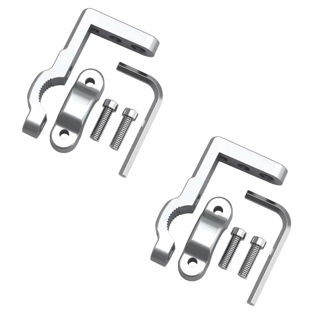 1/2 Stück Auto & Motorrad Scheinwerfer Clip Halterungs-Kit, Universal für LKW, Auto, ATV, Motorrad LED Arbeitsscheinwerfer Stangenmontage