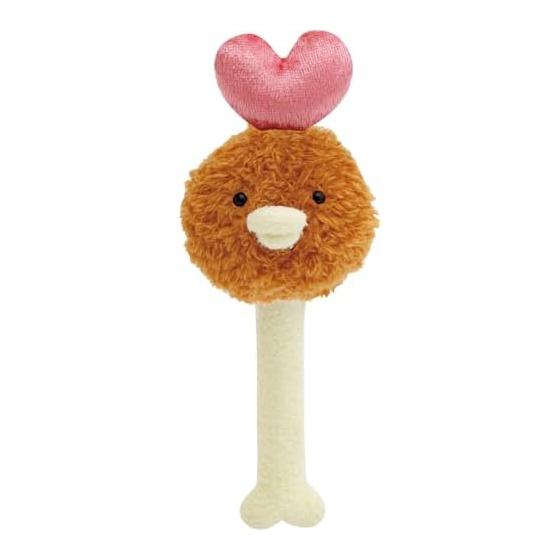 Мягкая игрушка-маракасы San-X Chiquip Dancers  Karaage LOVE  MV07801, размеры: высота 170 x ширина 65 x глубина 60 мм.