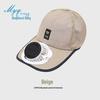 Summer Mesh Baseball Cap with Solar Fan and Sun Protection