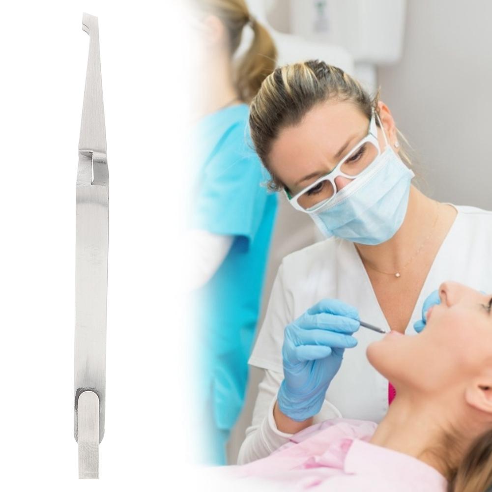 Ortodontický materiál Kleště na držáky Nerezové kleště pro umisťování držáků