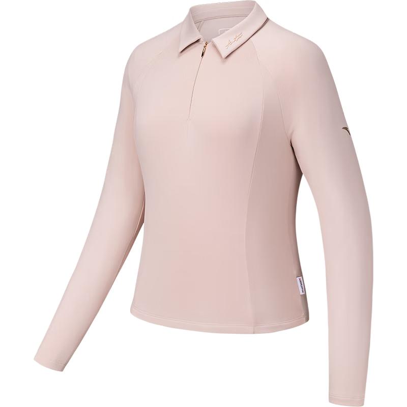 Anta Women s Princess Line Slim Fit Polo Knit Top M